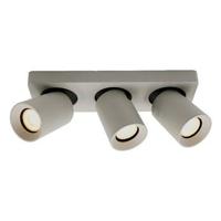 Artdelight - Megano - Opbouwspot 3 lichts Zijdegrijs - thumbnail