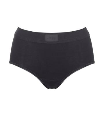 Sloggi Double Comfort Maxi - taille dames slip - Sloggi dames ondergoed - 38 - Zwart - Onderbroek - Ondergoed - 38 - Onderbroek - Ondergoed - 38 -