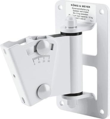 Konig & Meyer 24471 universele luidspreker wandbeugel wit