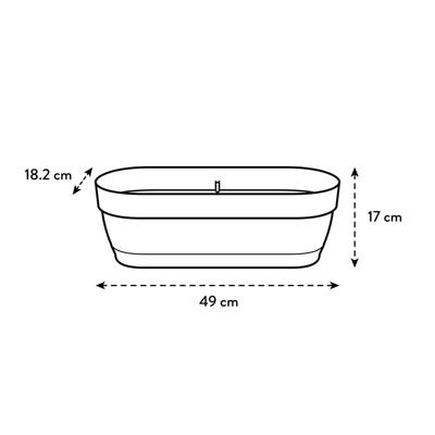 Plantenbak Elho 50 cm Plastic