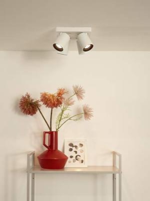 Lucide NIGEL - Plafondspot - LED Dim to warm - GU10 - 4x5W 2200K/3000K - Wit Lucide NIGEL - Plafondspot - LED Dim to warm - GU10 - 4x5W 2200K/3000K - Wit