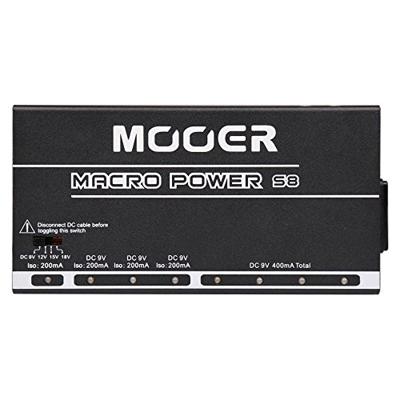 Mooer Macro Power S8 multivoeding voor effectpedalen