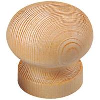 Knop 40mm grenenhout - thumbnail