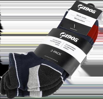 Quick Q1905 Sokken 2-Pack | Zwart | Maat 44 - 00.114.008.05