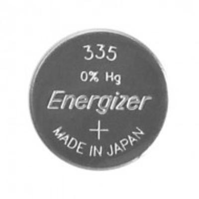 Energizer Knoopcel 335 1.55 V 1 stuk(s) 6 mAh Zilveroxide E301537404 Energizer Knoopcel 335 1.55 V 1 stuk(s) 6 mAh Zilveroxide E301537404