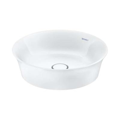 Duravit White tulip opzetwastafel 43x43cm Keramiek Rond Glans Wit 2362430079