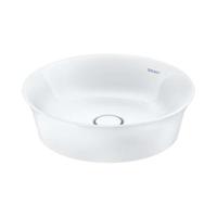 Duravit White tulip opzetwastafel 43x43cm Keramiek Rond Glans Wit 2362430079 - thumbnail