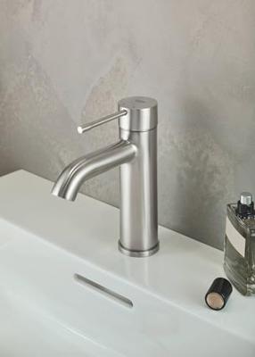 GROHE Essence Wastafelkraan Opbouw - uitloop 11.6cm - S-size - waste - supersteel 24171DC1