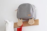 BEABA, parelgrijze canvas babytoilettas - thumbnail