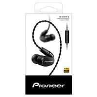 Pioneer SE-CH5T (K) Hi-Res Audio In-Ear hoofdtelefoon (over-the-ear-kabel, krimpvrij, gevlochten design, bedieningselement, microfoon, oproepnamefunctie, voor iPhone, Android smartphones), zwart - thumbnail
