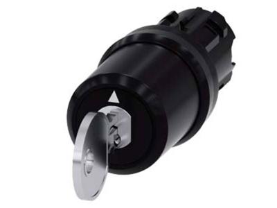 Siemens 3SU10005BL310AA0 3SU1000-5BL31-0AA0 Sleutelschakelaar 2 x 45 ° IP66, IP67, IP69/IP69K 1 stuk(s)