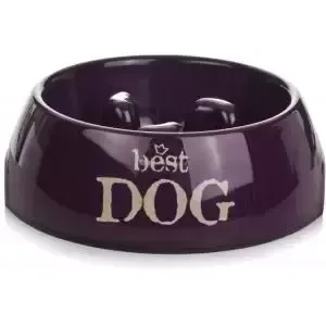 Beeztees Best Dog - Hondenvoerbak - Antischrok - Paars - 18X6,5 Cm