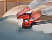 BLACK+DECKER KA191EK 480W Excentr. Schuurmachine | 3x Schuurvellen | Stofzak | In koffer - KA191EK-QS - thumbnail