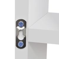 Wandschap zwevend 8 vakken wit - thumbnail