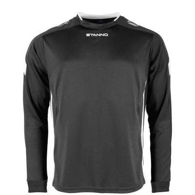 Stanno 411003 Drive Match Shirt LS - Black-White - XL
