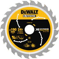 DeWALT Cirkelzaagblad voor Hout | Extreme Runtime | Ø 190mm Asgat 30mm 24T - DT99562-QZ - thumbnail