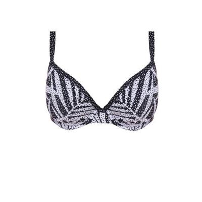 Freya beugel bikinitop Gemini Palm met all over print zwart/wit Freya beugel bikinitop Gemini Palm met all over print zwart/wit