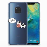 Huawei Mate 20 Pro Telefoonhoesje met Naam Cow - thumbnail