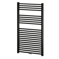 Designradiator Haceka Gobi Adoria 59x111 cm Zwart 6-Punts Aansluiting (565 Watt) - thumbnail