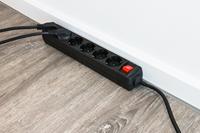 Meister Stekkerdoos 6+1 Schakel 200Cm Zw - WU7430660 - thumbnail