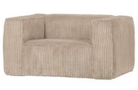 WOOOD Fauteuil 'Bean' Rib, kleur Travertin - thumbnail