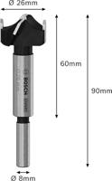 Bosch Accessories 2608901852 Scharniergatboor 26 mm 1 stuk(s) - thumbnail