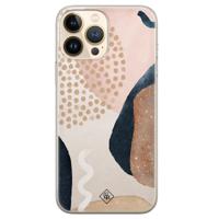 iPhone 13 Pro Max siliconen hoesje - Abstract dots - thumbnail