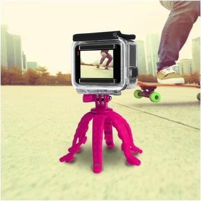 Celly Squiddy tripod Smartphone-/actiecamera 6 poot/poten Roze Celly Squiddy tripod Smartphone-/actiecamera 6 poot/poten Roze