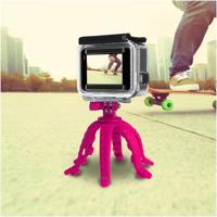 Celly Squiddy tripod Smartphone-/actiecamera 6 poot/poten Roze - thumbnail