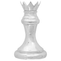 VidaXL Beelden 2 pcs zilver 17 x 17 x 42 cm aluminium - thumbnail