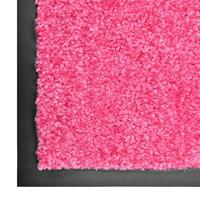 Deurmat wasbaar 90x120 cm roze - thumbnail