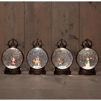 Lantaarn met glitterwater 10x17cm - thumbnail