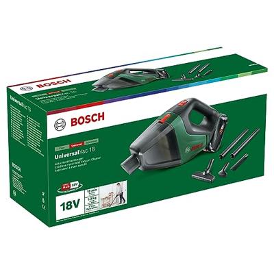 Bosch Groen UniversalVac 18 | Accu Handstofzuiger | 18 V | 0.5 L | Incl. accupack en lader | In doos - 06033B9103 - thumbnail