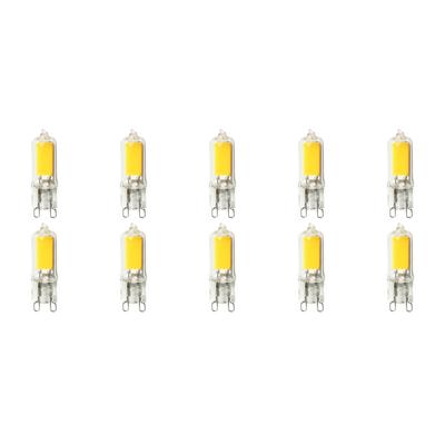 LED Lampen Set van 10 - G9 Fitting - 2W - Koud Wit 6500K - Vervangt 20W