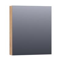 Brauer Impress Deluxe Spiegelkast - 60 cm - met interne en externe Verlichting - 1 Linksdraaiende Dubbelzijdige Spiegeldeur - Chateau - thumbnail