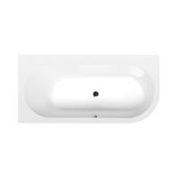 Ligbad Polysan Astra Slim Inbouw 165x80x48 cm Asymmetrisch Links Wit - thumbnail