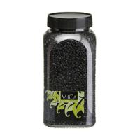 Mica Decorations decoratie gravel zwart 650ml - thumbnail