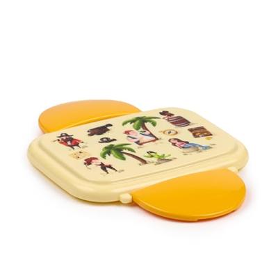 Jolly Rogers Piraat Clip Bento Box Lunchtrommel met bestek