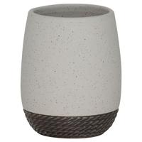 Sealskin Tandenborstelbeker vrijstaand Braid Grijs - thumbnail