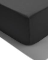 HEMA Hoeslaken 180x200cm zacht katoen donkergrijs (donkergrijs) - thumbnail