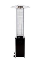 Zwarte elektrische terrasverwarmer 12000 watt - thumbnail