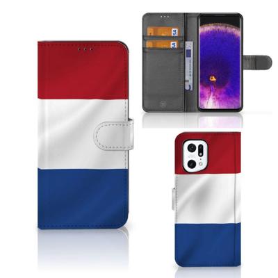 OPPO Find X5 Pro | Bookstyle Case | Nederlandse Vlag
