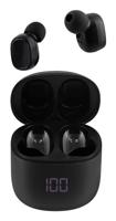 T'nB Draadloze Bluetooth In-Ear Hoofdtelefoon, Passieve Ruisonderdrukking tot 24 Uur Luistertijd, Touch-Bediening, Oplaadindicator, Geïntegreerde Microfoon, Zwart, Sport, Training - thumbnail