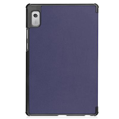 Lunso - Lenovo Tab M9 (9 inch) - Tri-Fold Bookcase hoes - Donkerblauw