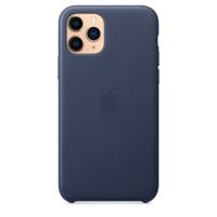 Apple leather case iPhone 11 Pro Midnight Blue - thumbnail