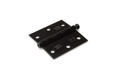 Dulimex Kogellagerscharnier rechte hoeken 76x76 mm zwart gelakt