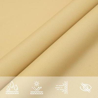 VidaXL Zonnezeil 3x3x3 m 100% polyester oxford zandkleurig