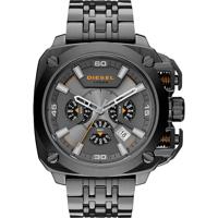 Diesel chronograaf grijze wijzerplaat grijs Ion-plated Herenhorloge DZ7344 - thumbnail