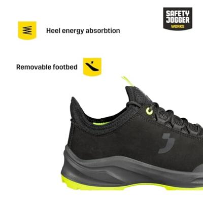 Safety Jogger Modulo S3S Low | Grijs/Roze | Maat 40 - 5401160893078