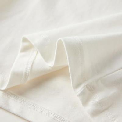 Kindershirt met lange mouwen pailletten kat 116 ecru